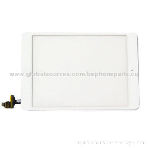 Original White Touch Digitizer Screen Assembly with IC Chip and Home Button Flex for iPad Mini